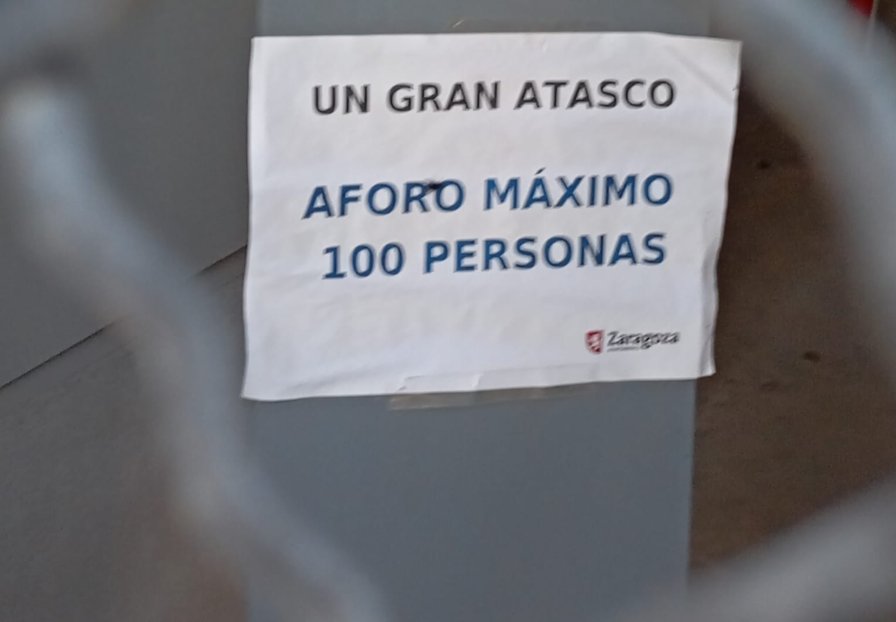 Aforo ¿máximo?