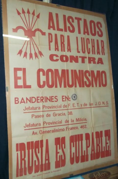 Cartel alistamiento División Azul