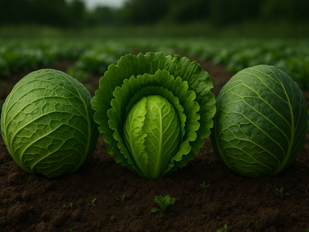 Entre col y col, lechuga