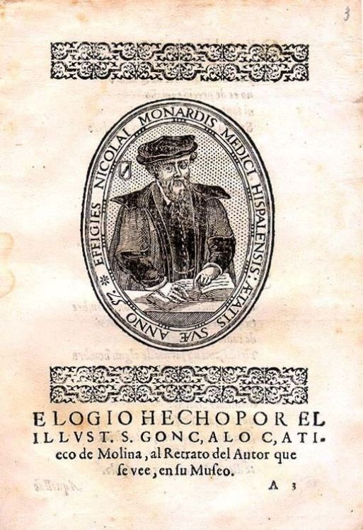 Nicolás Monardes: figura de la historia