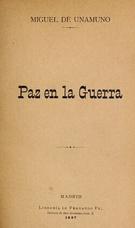 Paz en la guerra