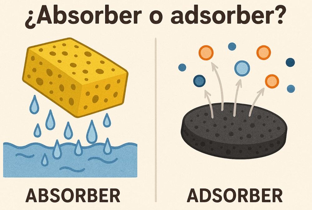 ¿Absorber o adsorber?