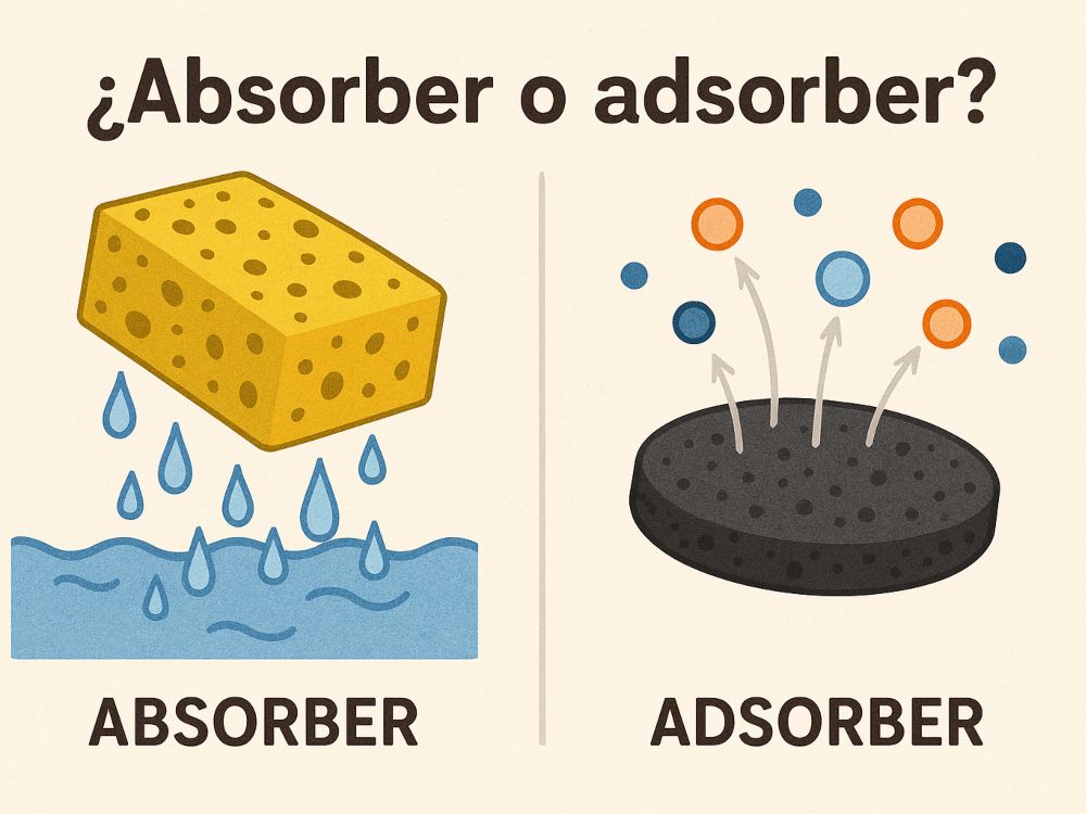 ¿Absorber? ¿Adsorber?
