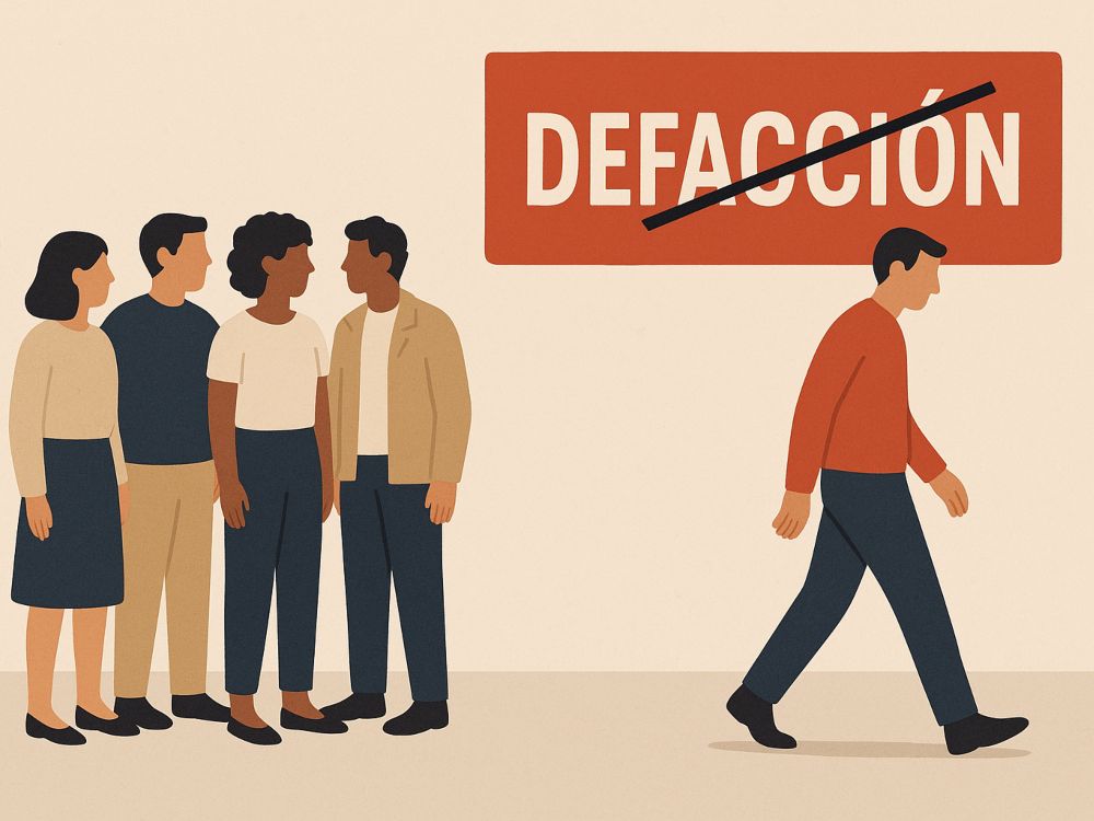 ¿Defacción o defección?