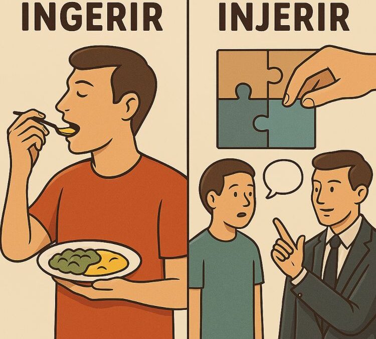 ¿Ingerir? ¿Injerir?