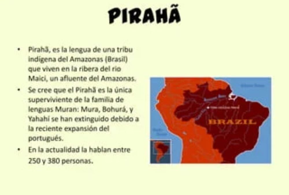La lengua pirahã