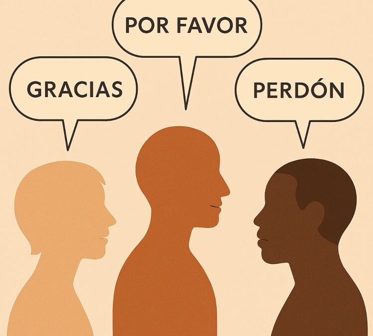 Perdón, por favor. Gracias