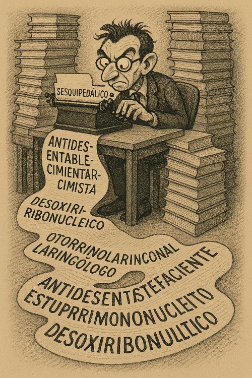 ¿Qué significa sesquipedálico?