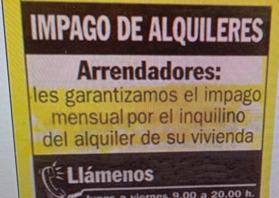 Impago garantizado