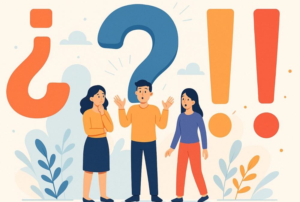 Signos de apertura «¿» y «¡» en español