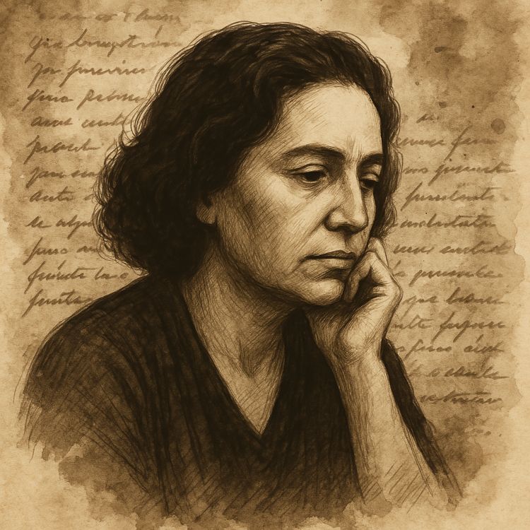 'Pespunteo mis días', poema de Enriqueta Ochoa