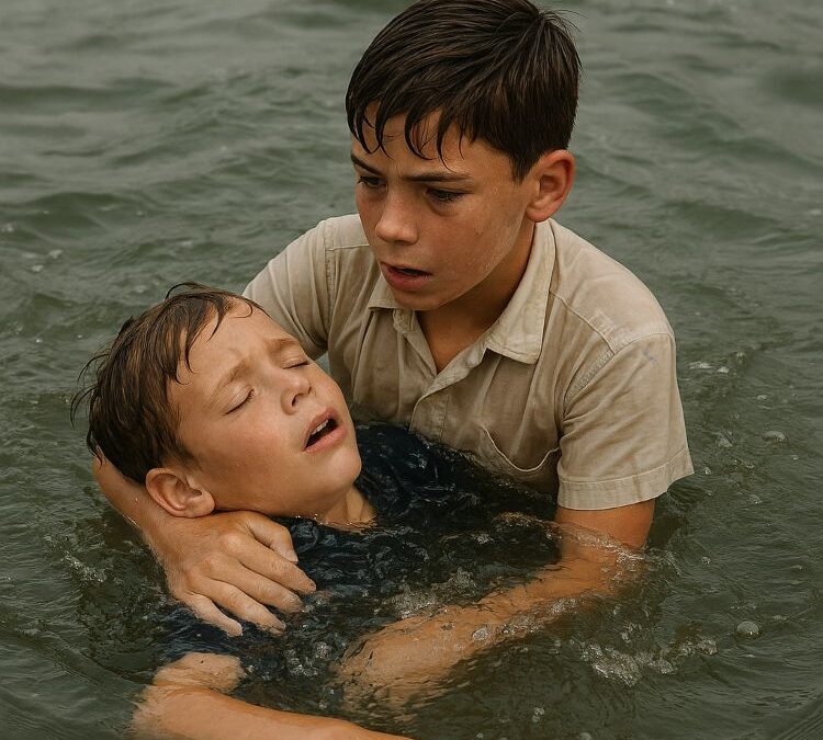 José Luis García, el niño que se arrojó al agua