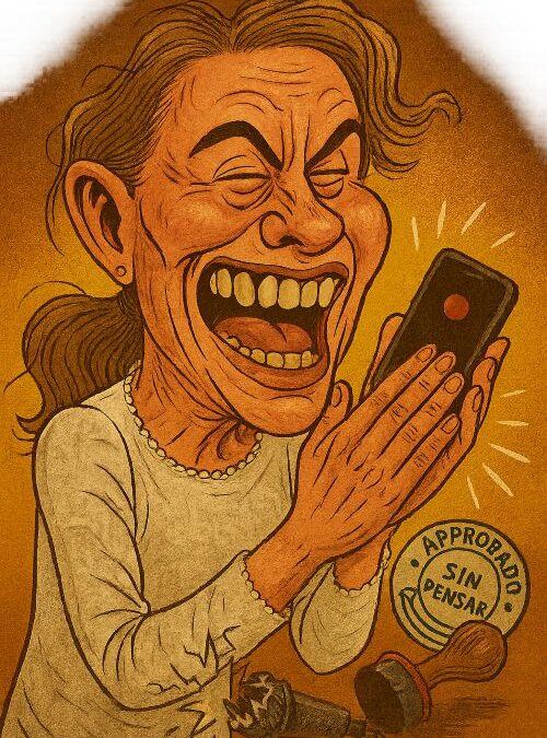 Montse Mínguez, portavoz obediente