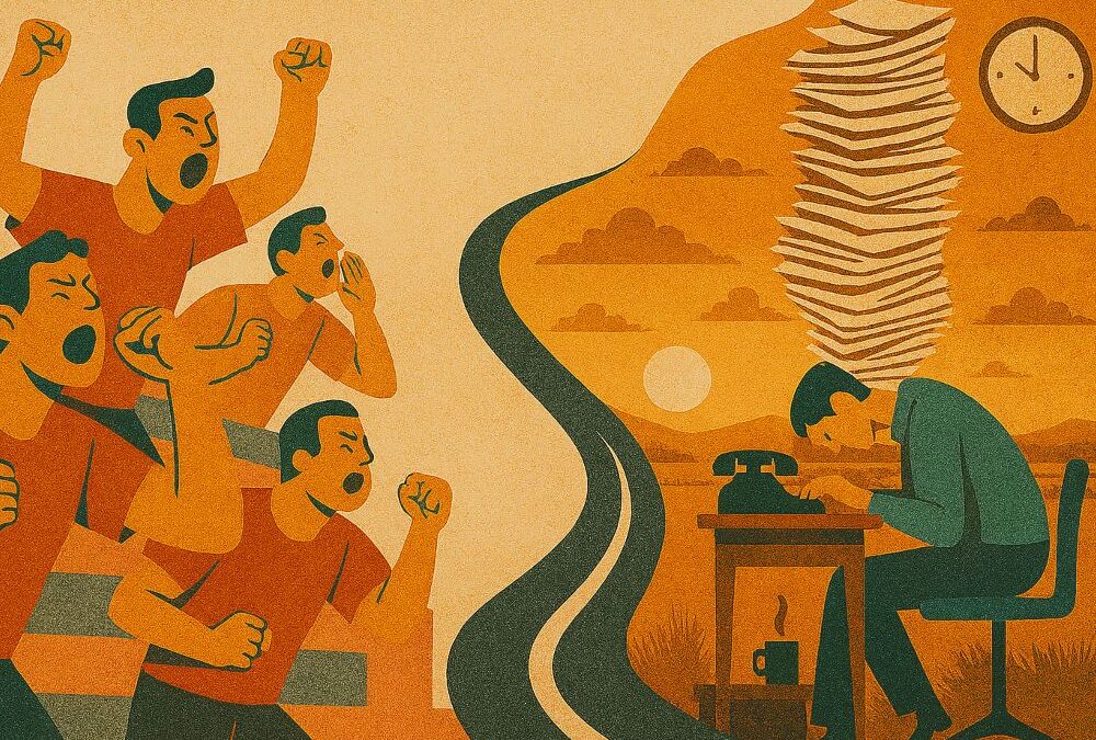 Putear: grito o presión