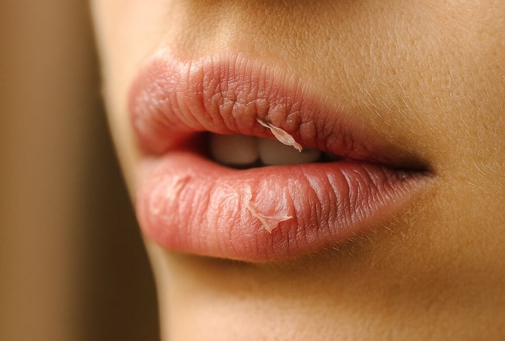 La descamación labial