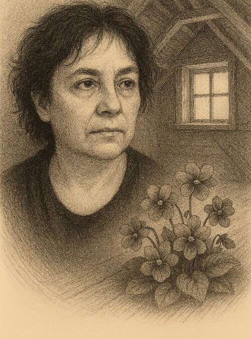 Crecen violetas en el ático