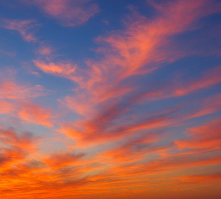 Celaje, cielo en tránsito